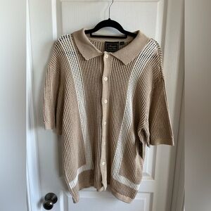 Men’s MASSIVE Luxury Edition Crochet Knitted Shirt
